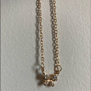 Gold butterfly bracelet